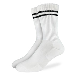 Men's Athletic Socks, White