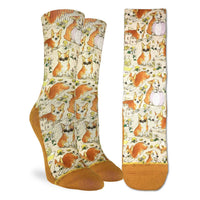 Women's Corgis on a Beach Socks