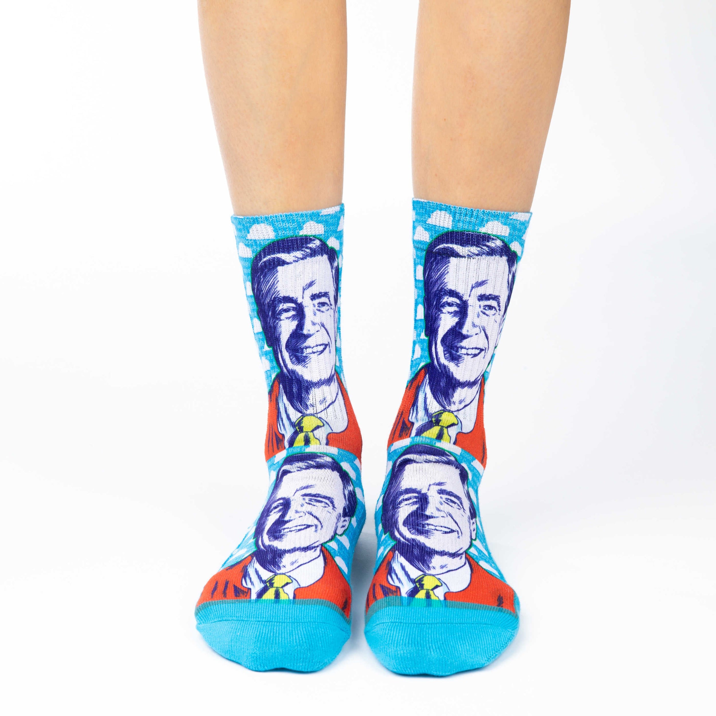 Women's Mister Rogers Pop Art Socks