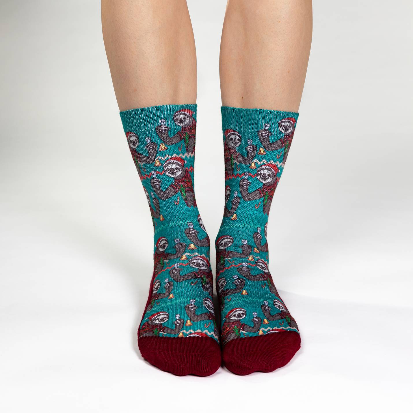 Women's Christmas Sloths Socks
