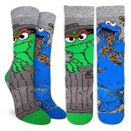 Women's Oscar and Cookie Monster Socks