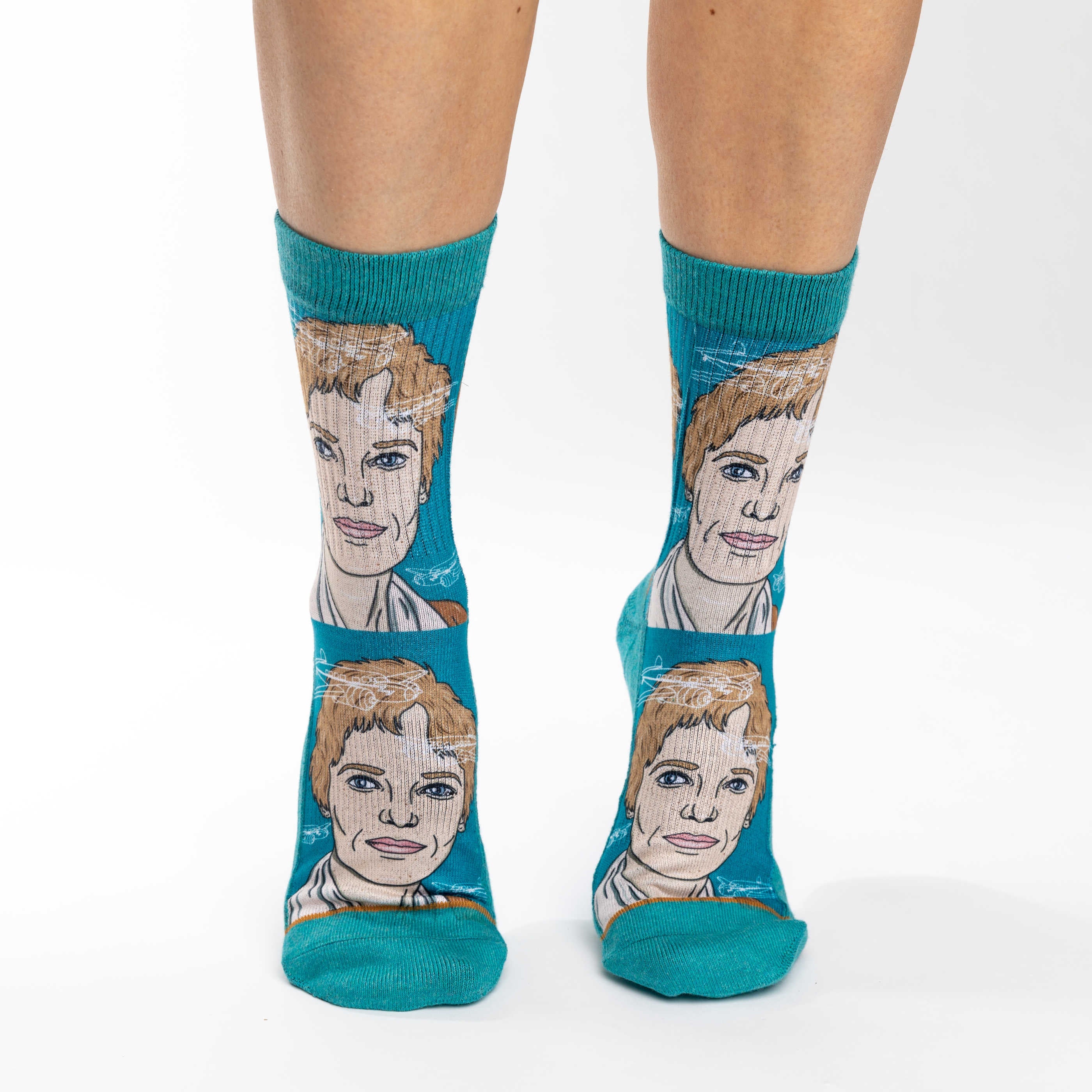 Women's Amelia Earhart Portrait Socks