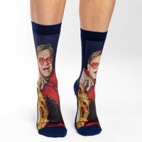 Women's Elton John on Chair Socks