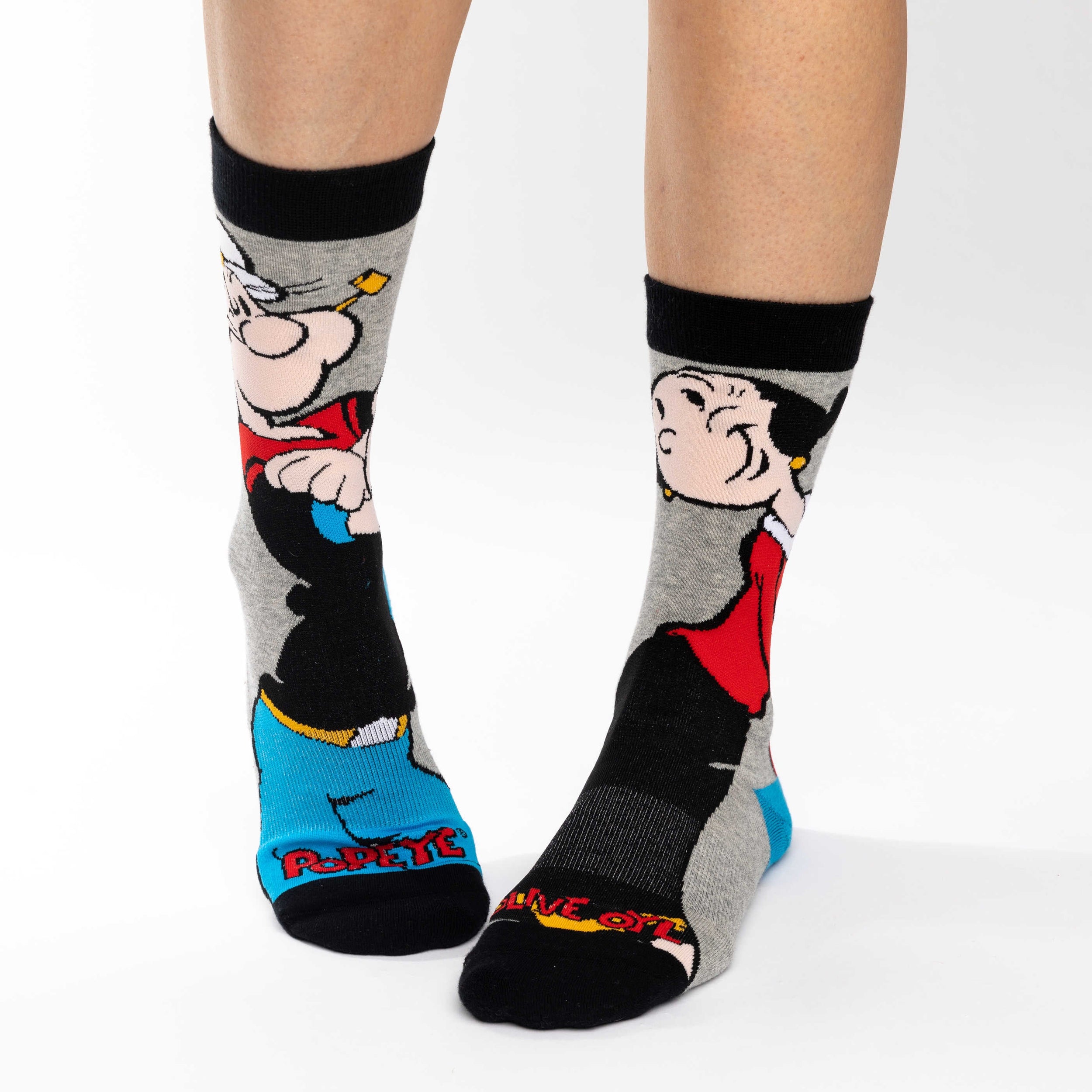 Women's Popeye and Olive Socks