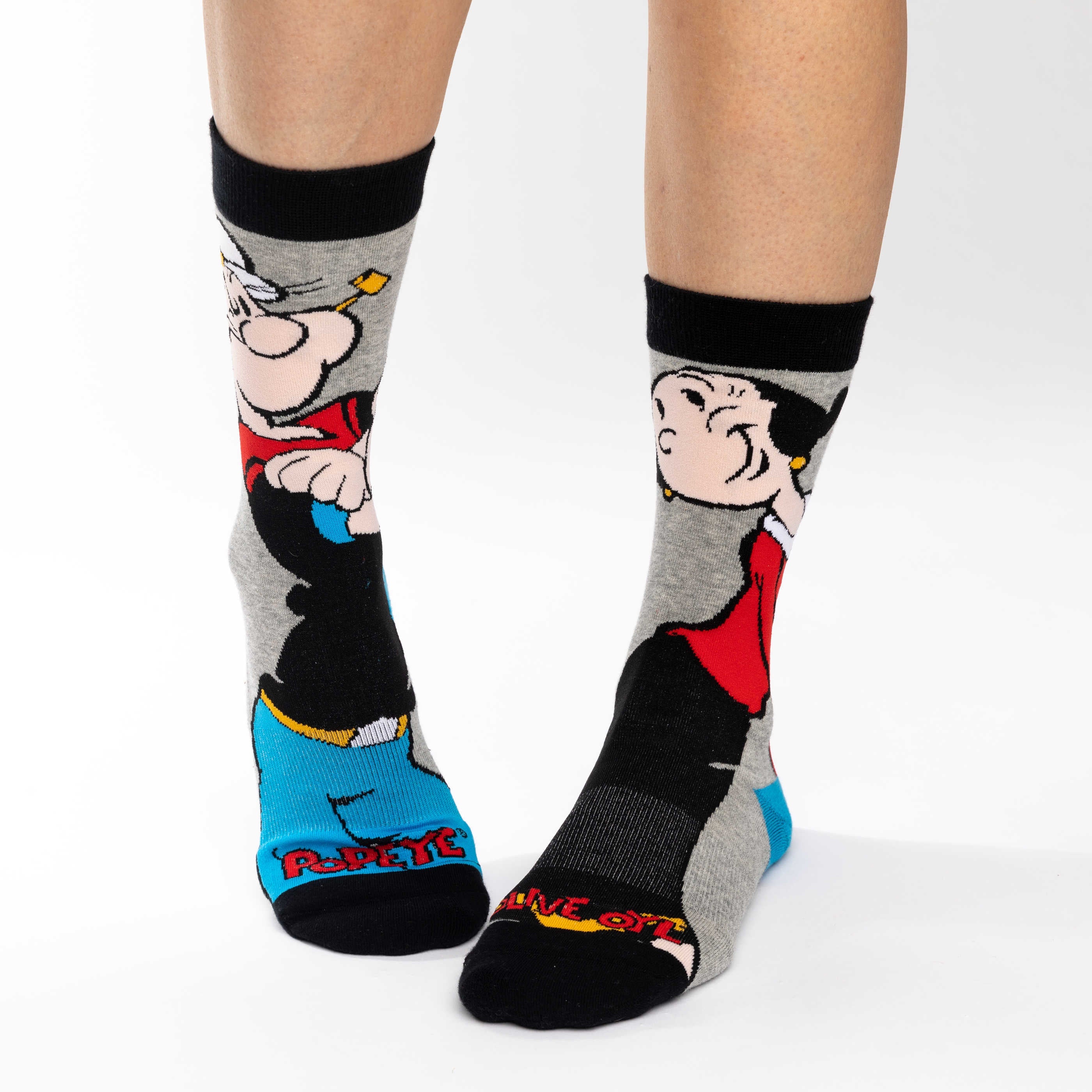 Women's Popeye and Olive Socks