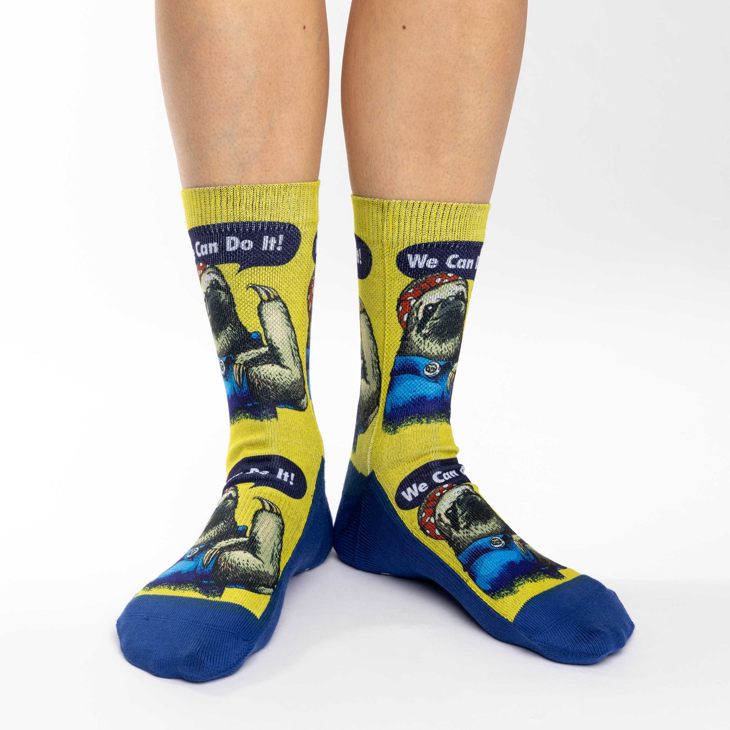 Women's We Can Do It Sloth Socks