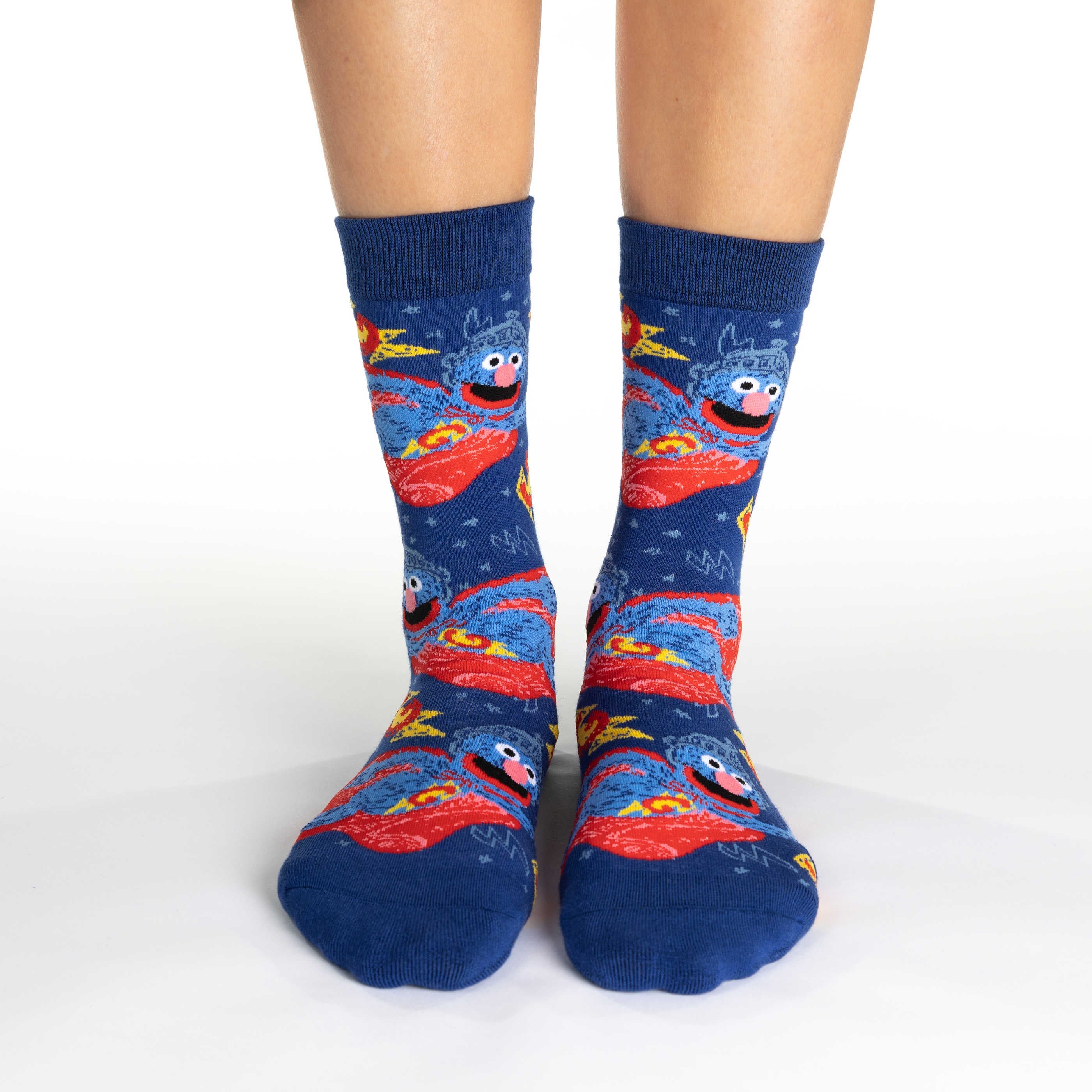 Women's Super Grover, Sesame Street Socks