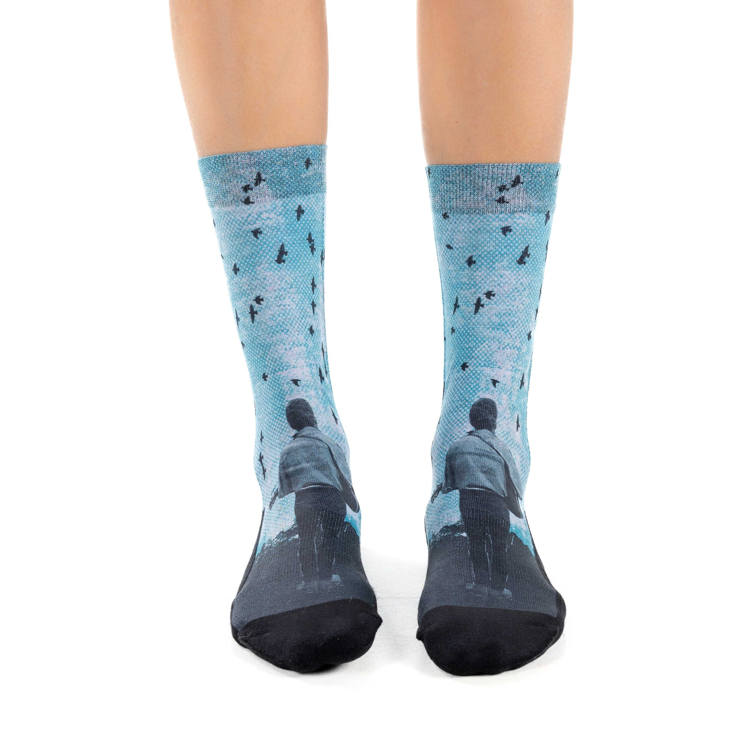 Women's Bob Dylan, Playing Guitar Socks