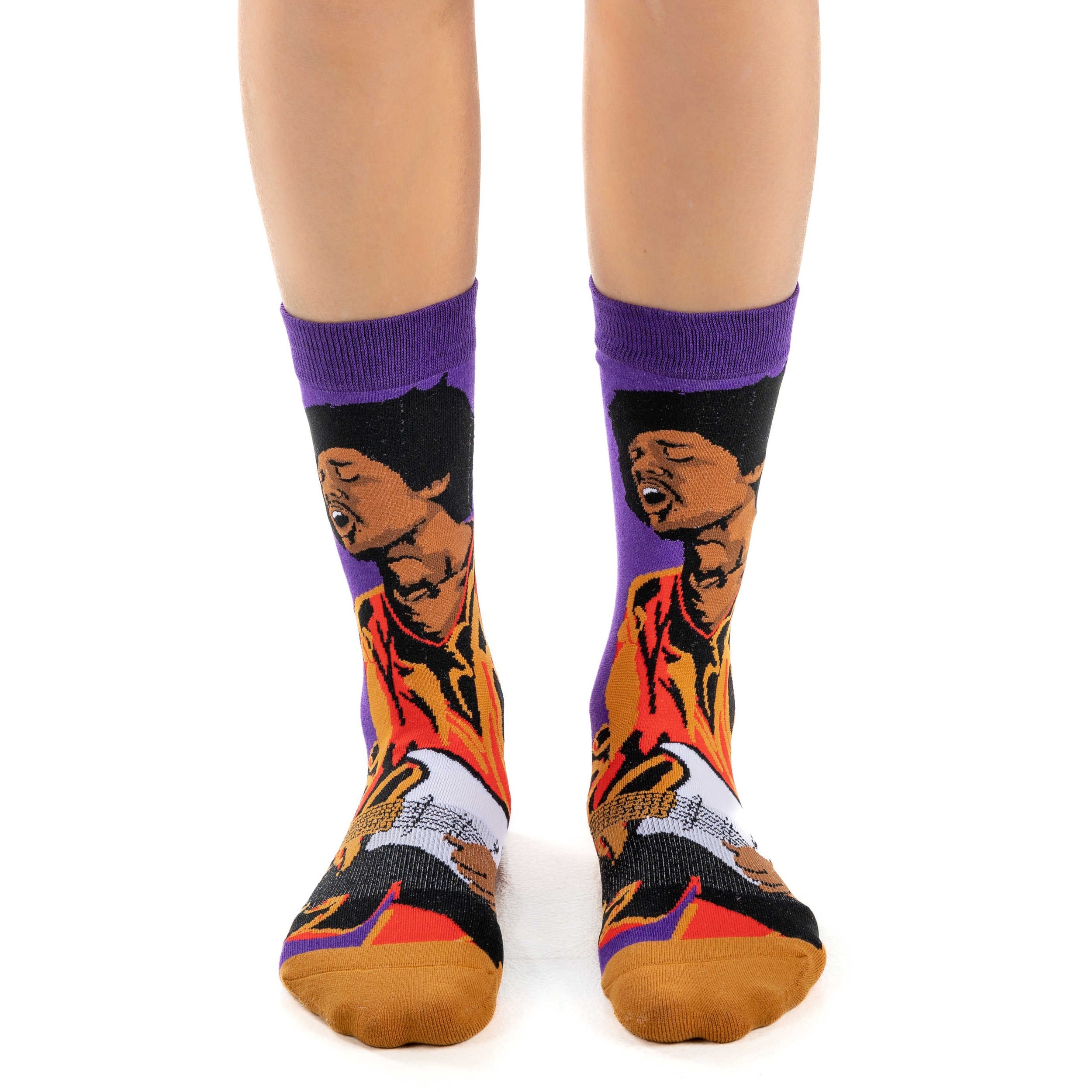 Women's Jimi Hendrix Rocking Out Socks