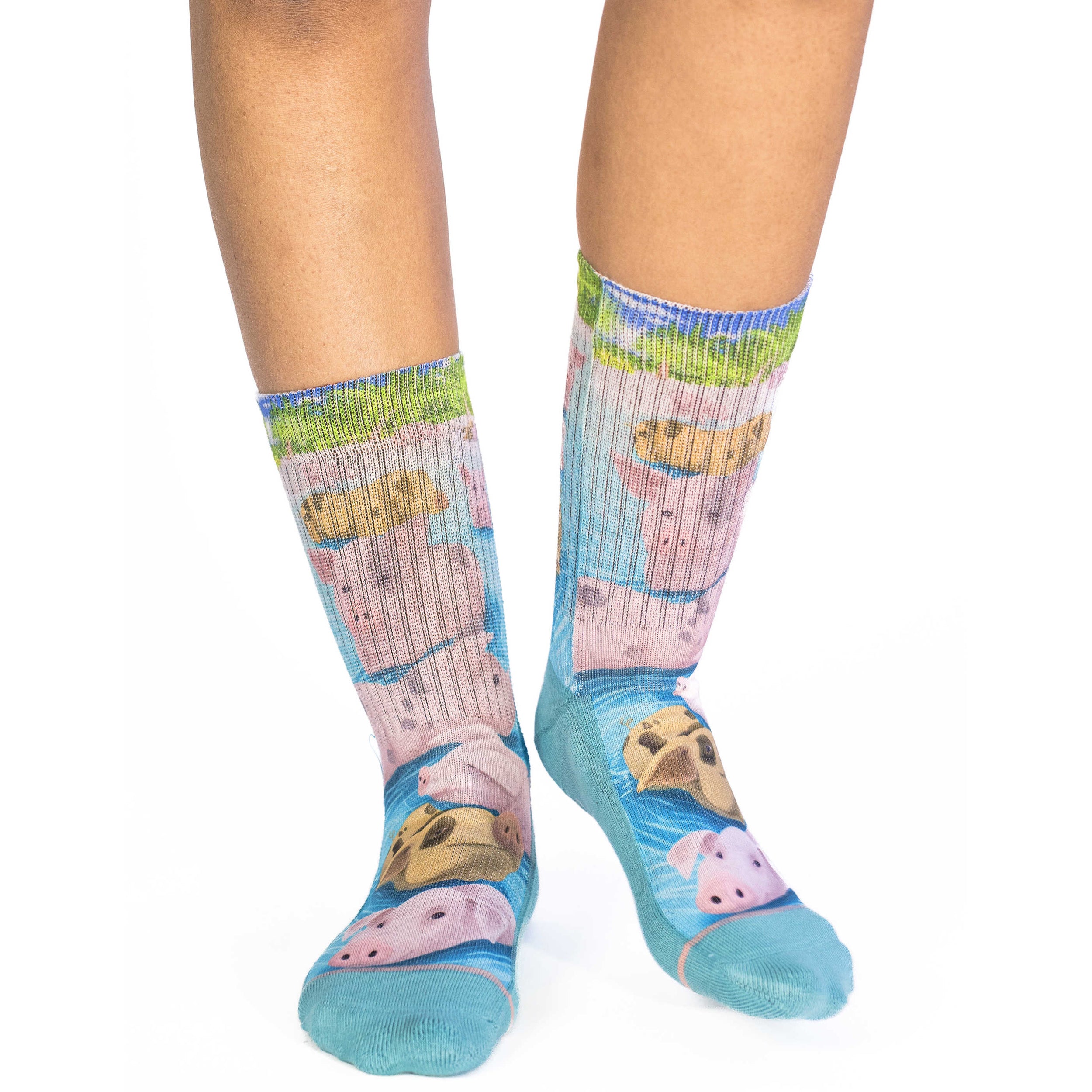Women's Swimming Pigs Socks