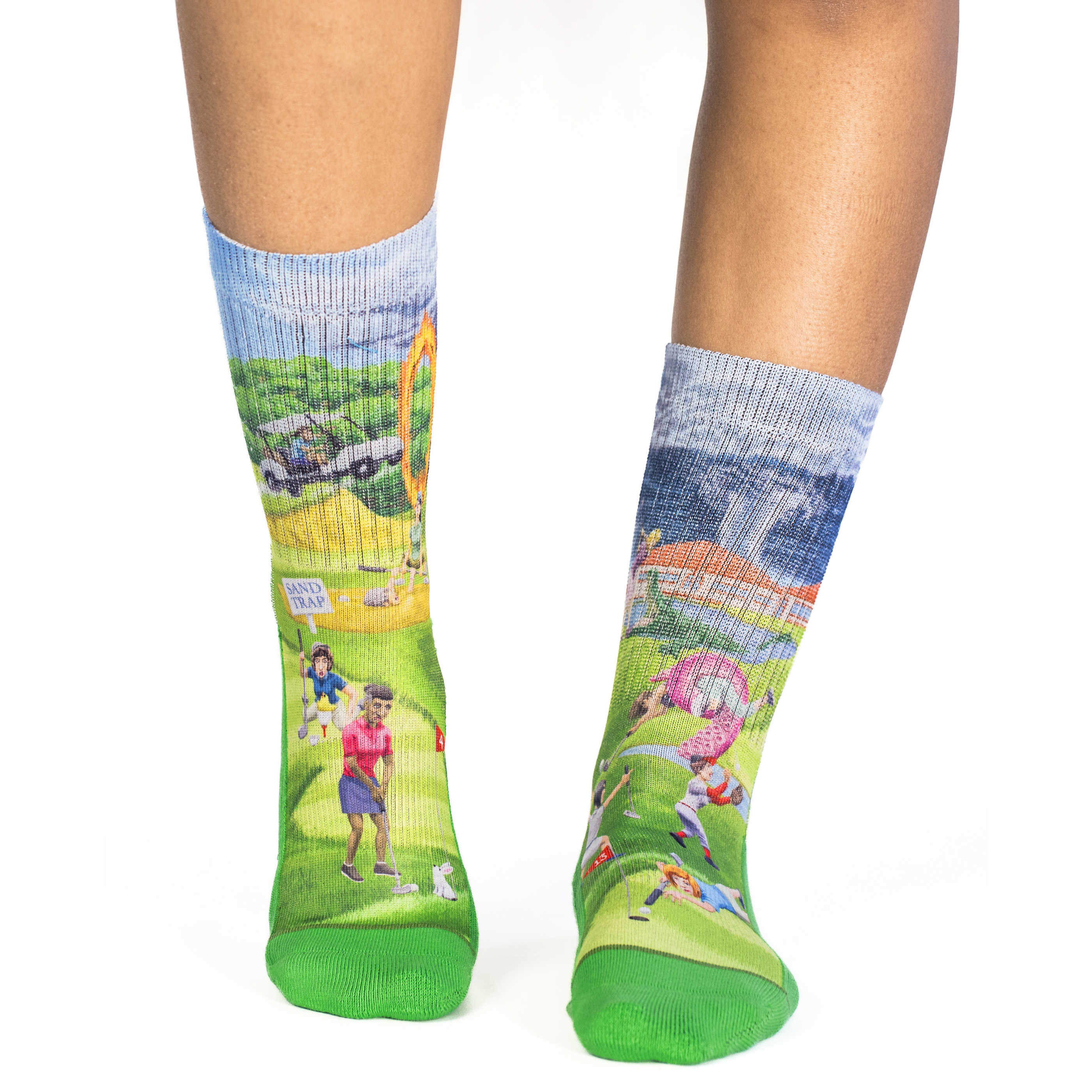 Women's Crazy Golf Socks