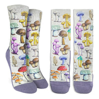 Women's Morphology of Mushrooms Socks