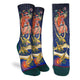 Women's Santa Claus Tyrannosaurus Rex Socks