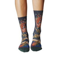 Women's Santa Claus Tyrannosaurus Rex Socks