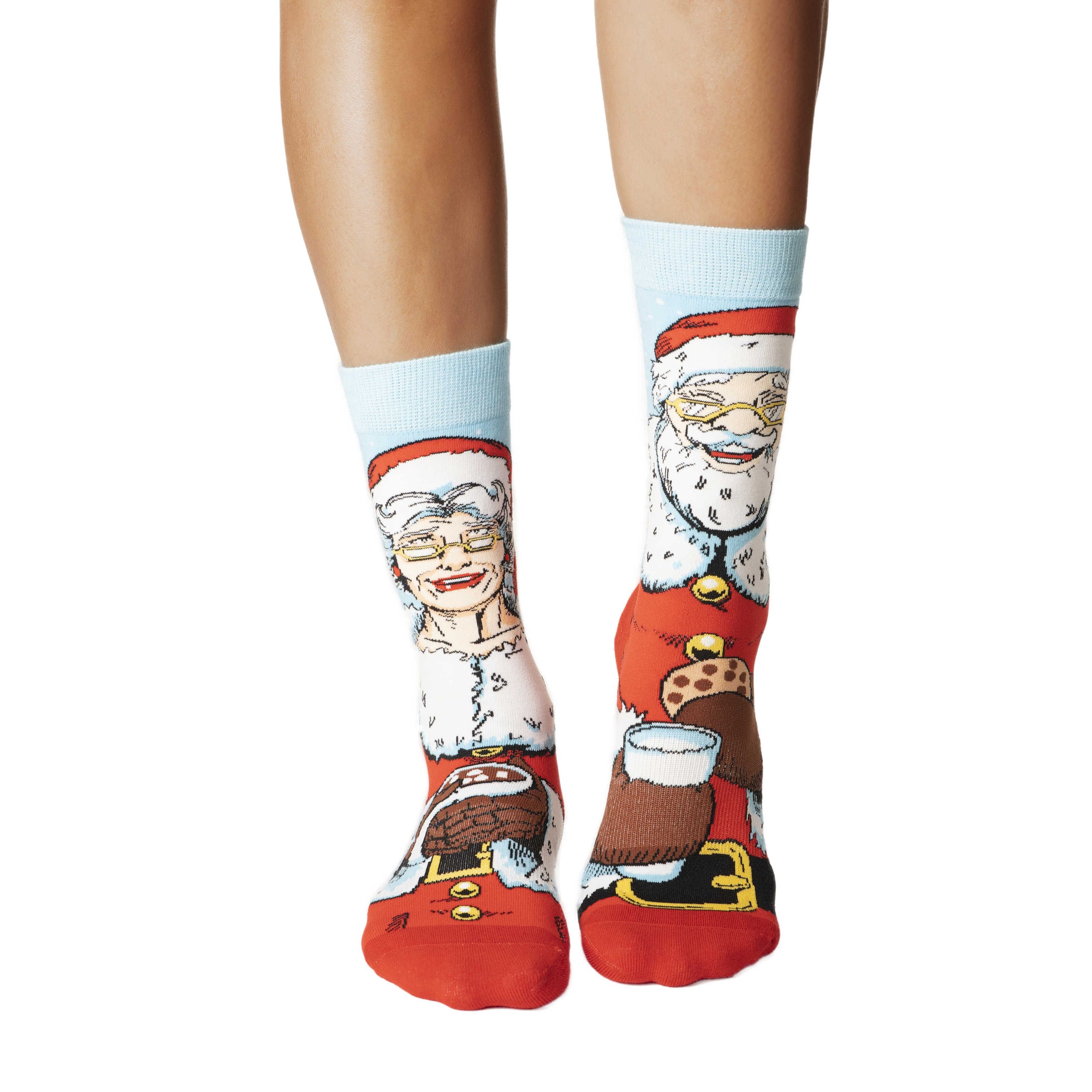 Women's Santa and Mrs. Claus Socks