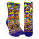 Women's Bigfoot Eating Mushrooms Socks