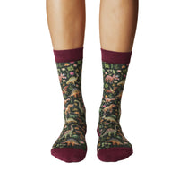 Women's Floral Dinosaurs Socks