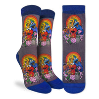 Women's Sesame Street, Characters and Rainbows Socks