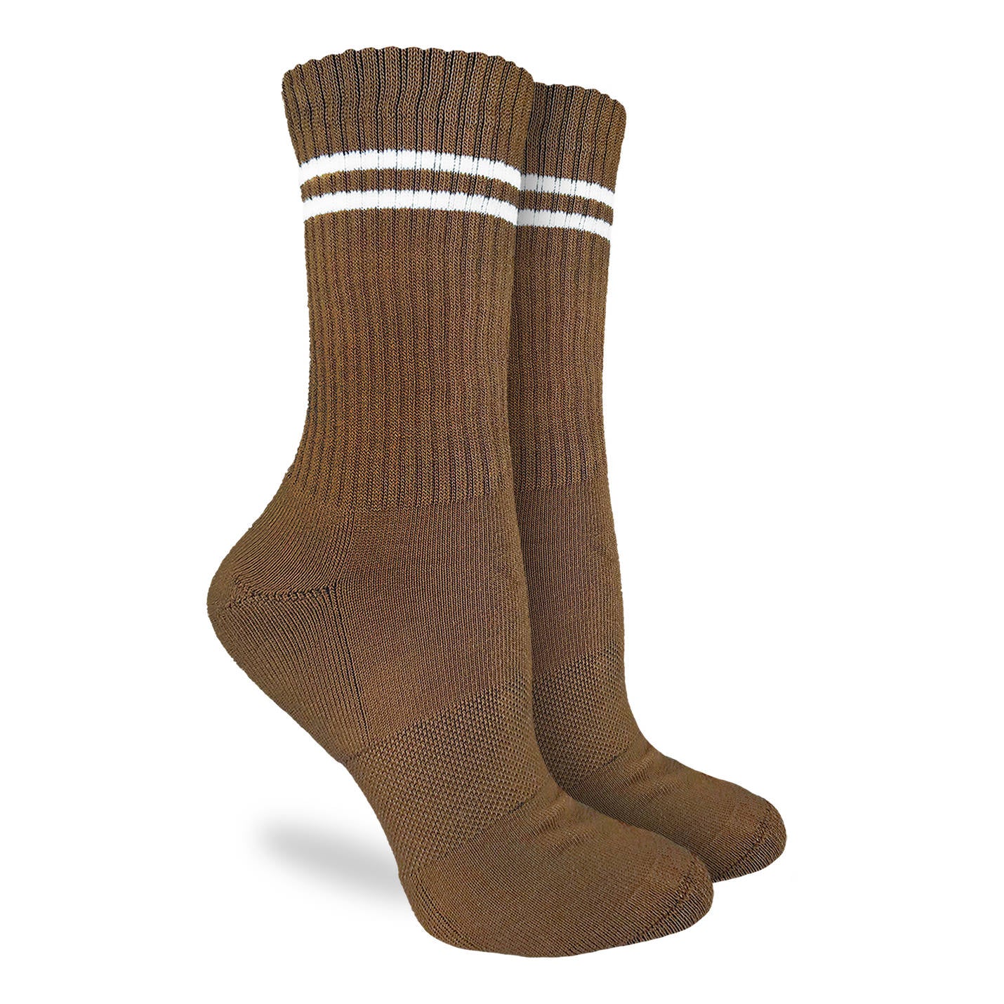 Women's Athletic Socks, Camel Brown