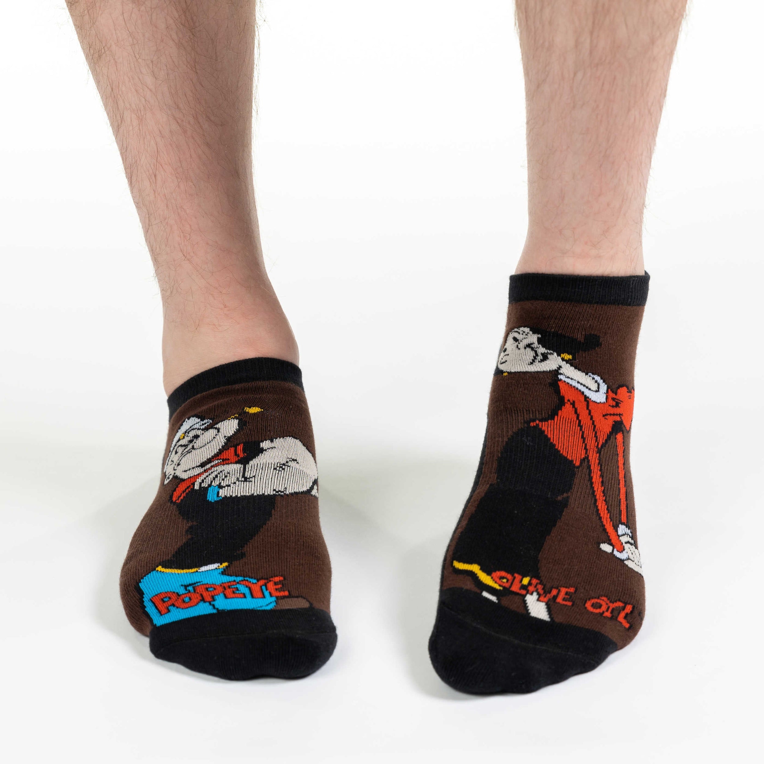 Men's Popeye & Olive Ankle Socks