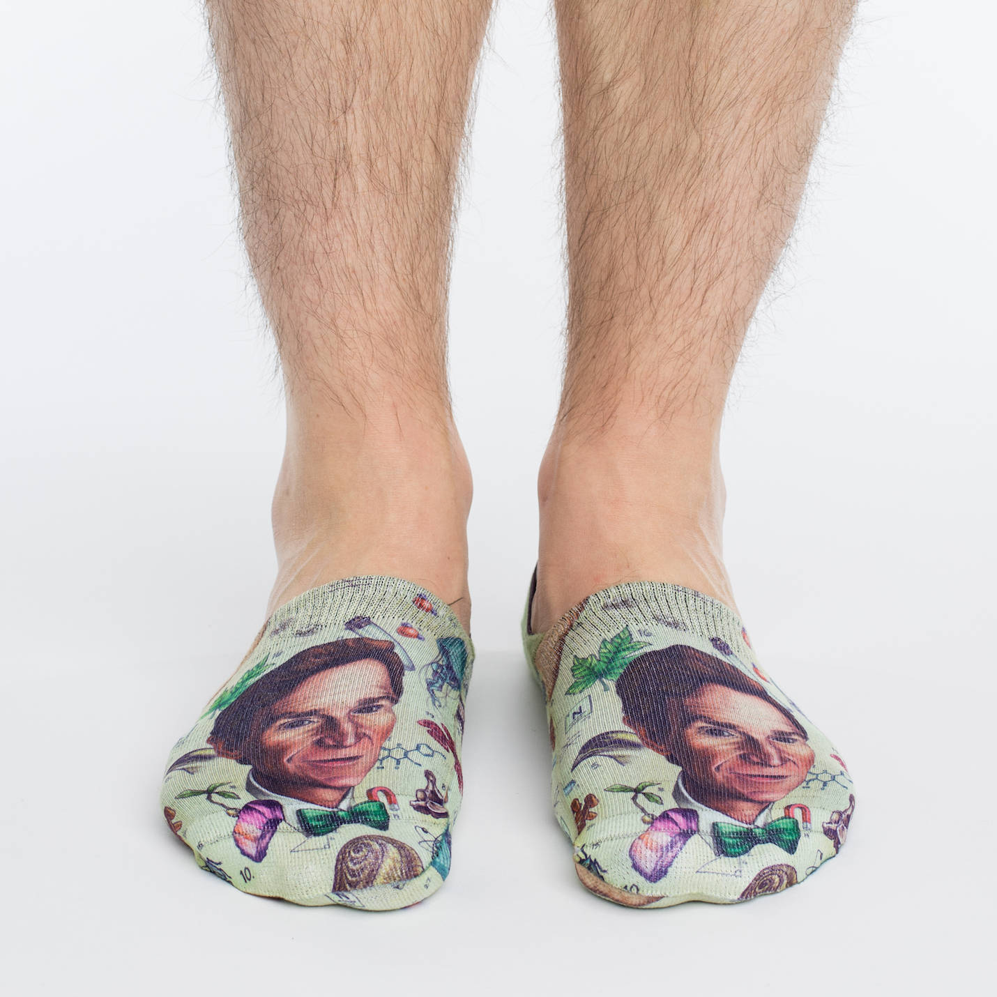 Men's Bill Nye the Science Guy No Show Socks