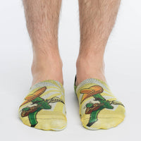 Men's Cactus Guitar No Show Socks