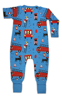 Doggy Firefighters Baby Pajamas