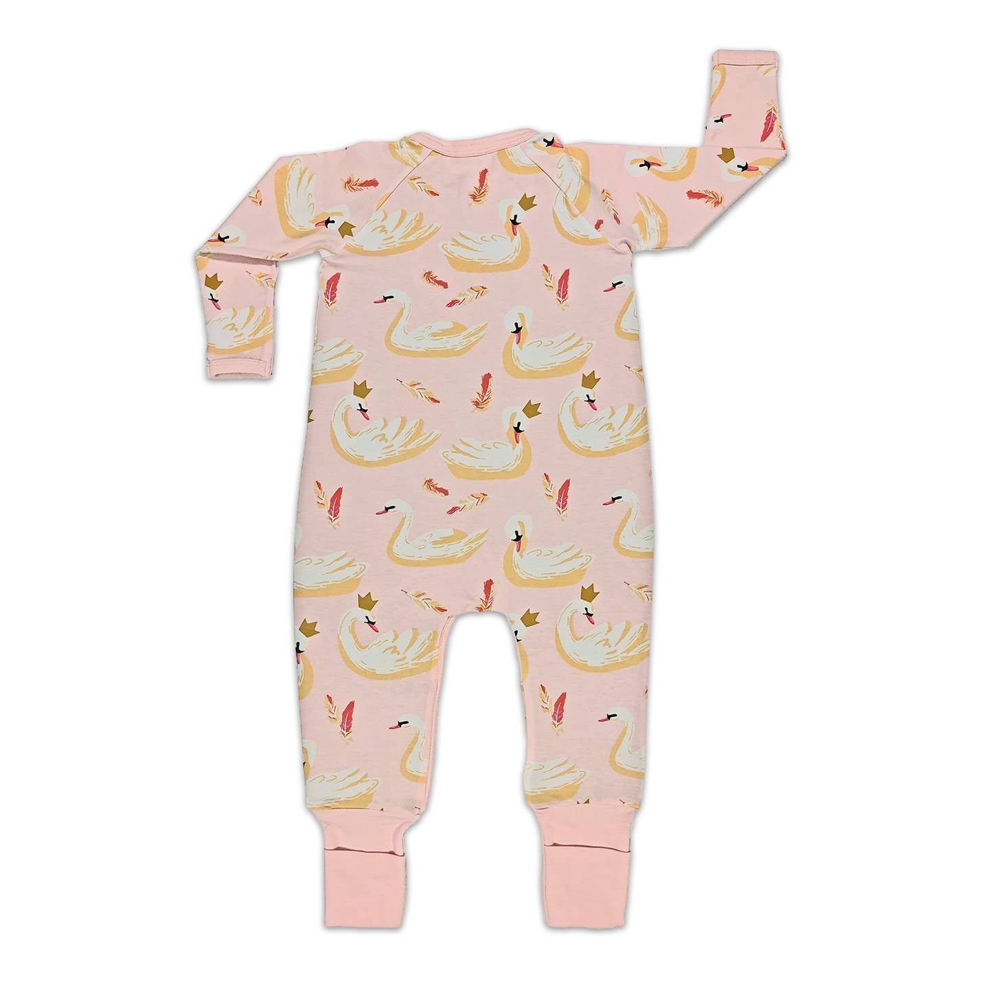 Swans Baby Pajamas