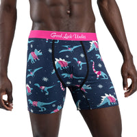 Men's Christmas Sweater Dinosaur Underwear