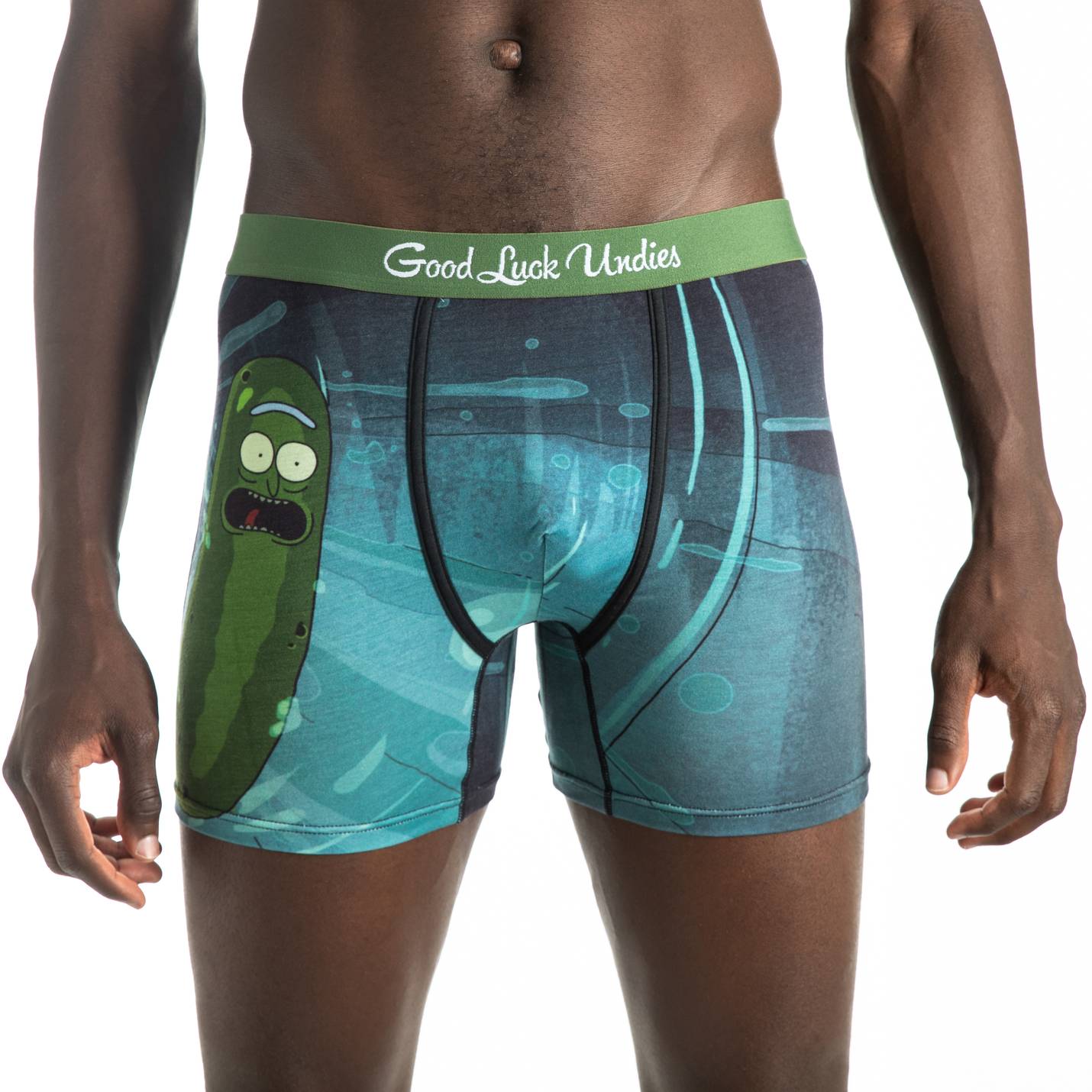 Men's Rick and Morty, Pickle Rick Sewer Escape Underwear