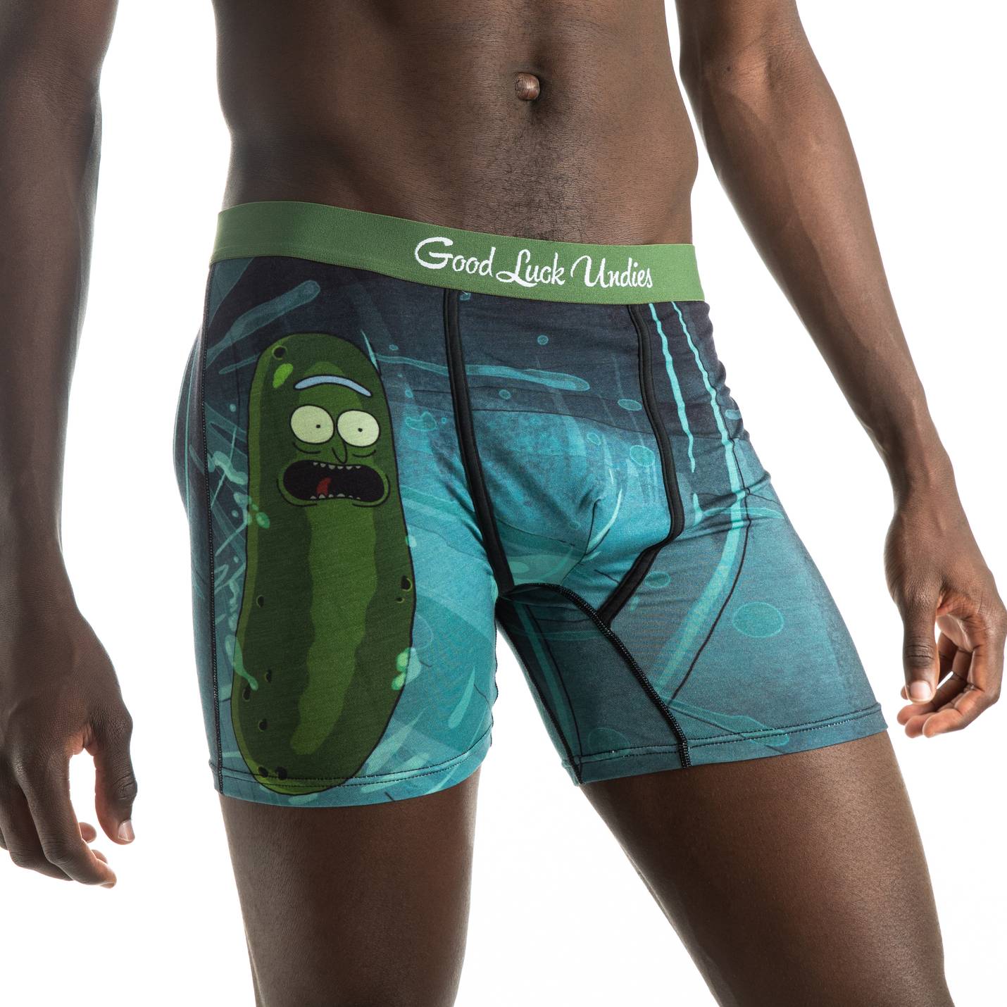 Men's Rick and Morty, Pickle Rick Sewer Escape Underwear