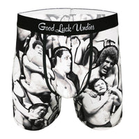 Men's Andre The Giant Wrestling Collage Underwear