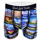 Men's Bob Ross Landscapes Collage Underwear