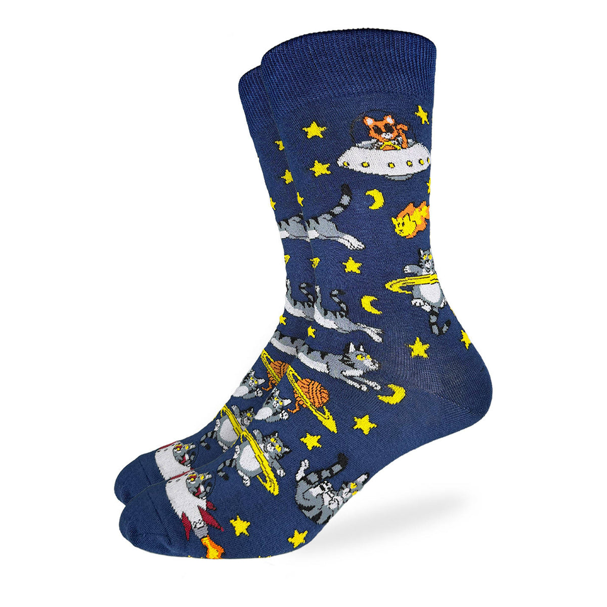 Men's Space Cat Socks