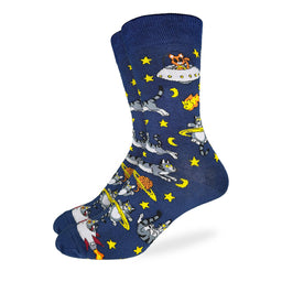 Men's Space Cat Socks